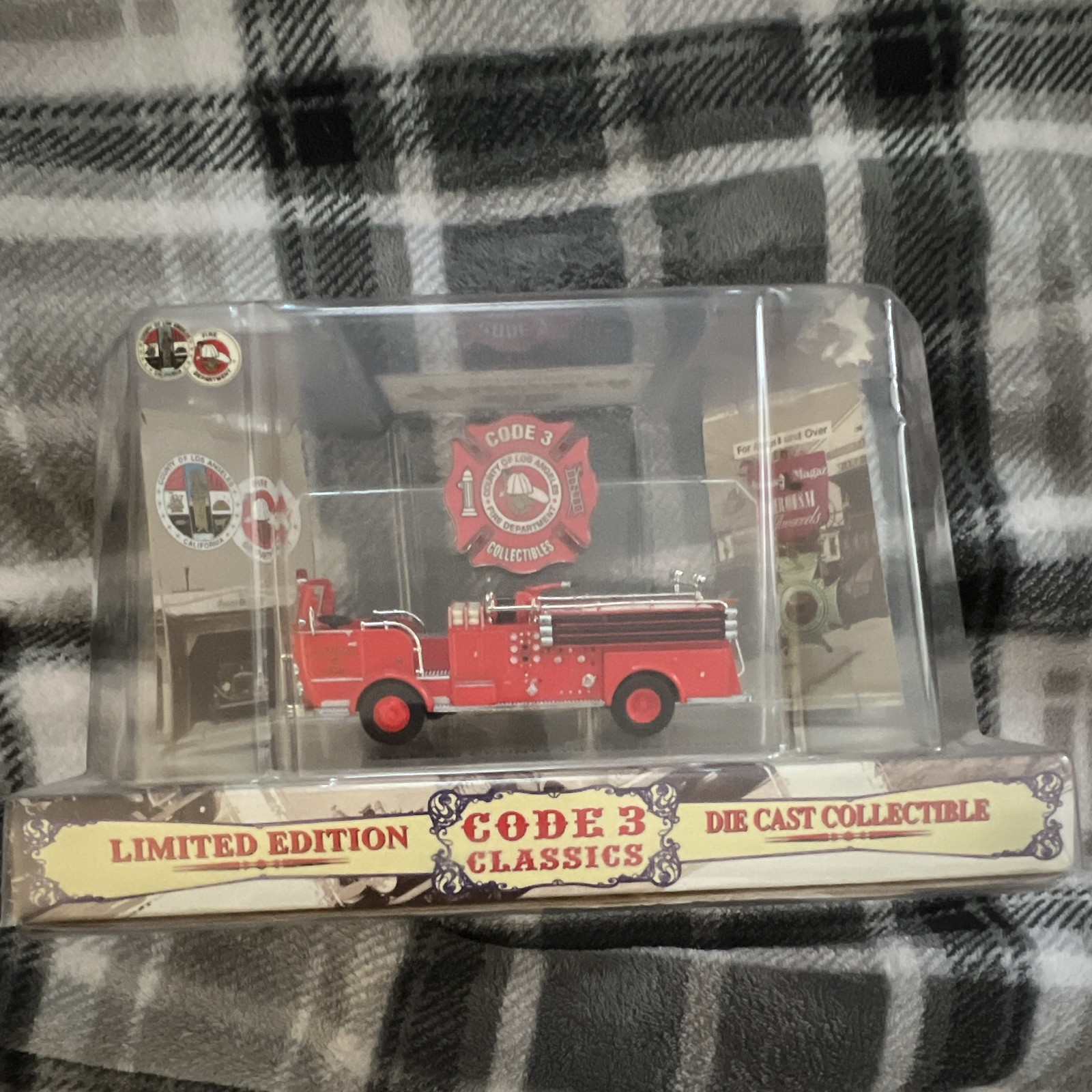 Code 3 Classics Limited Edition Crown Firecoach Diecast Fire Engine, Rescue