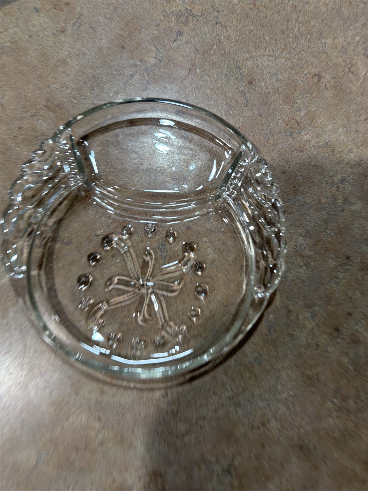 14 Dish,Federal Vintage Clear Glass Columbia Cristal Produce Between 1938 - 1942 14 Dish,Federal Vintage Clear Glass Columbia Cristal Produce Between 1938 - 1942
