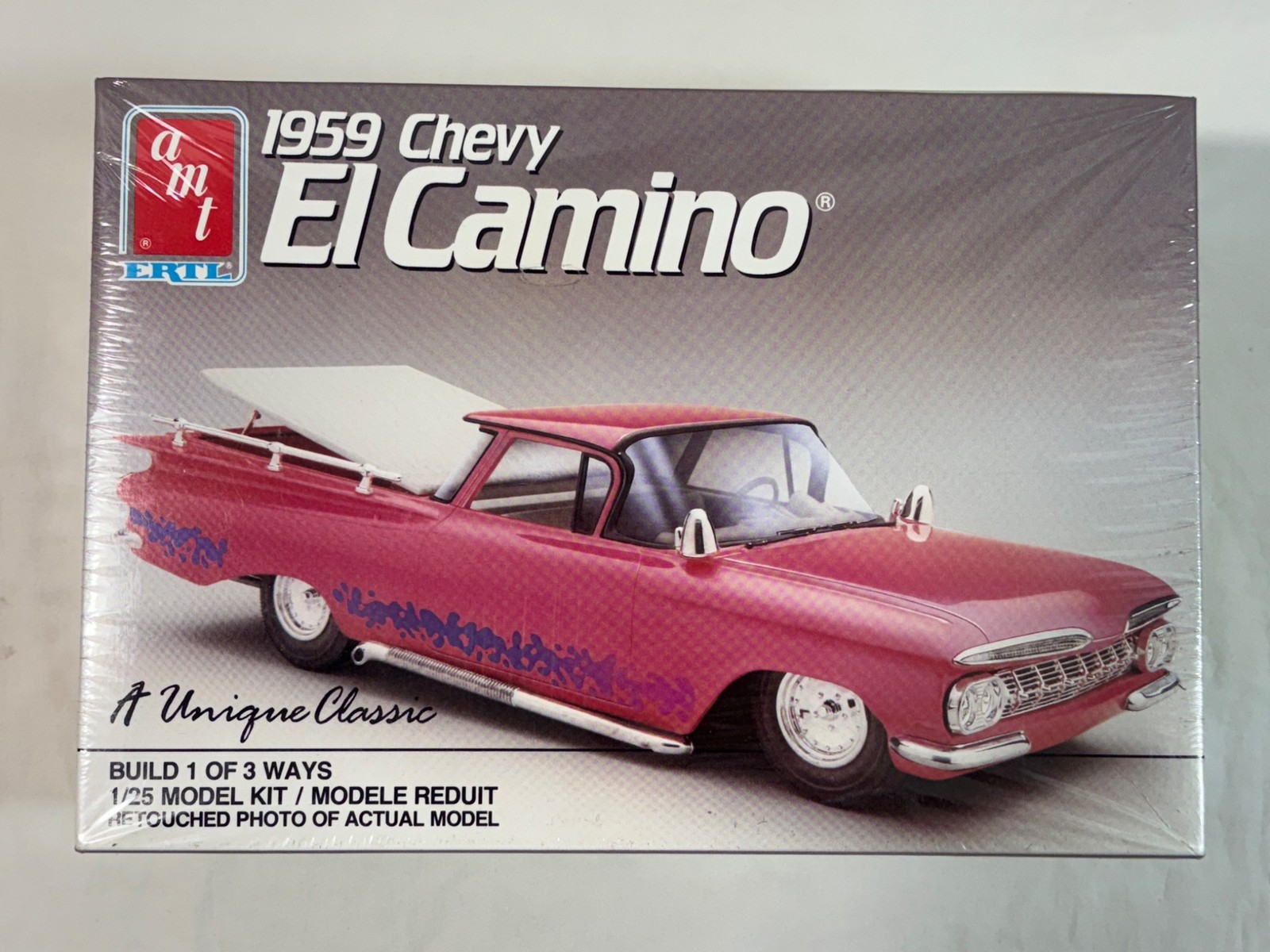 AMT 1959 Chevy El Camino 1/25 Scale Model Kit Build 1 of 3 Ways New