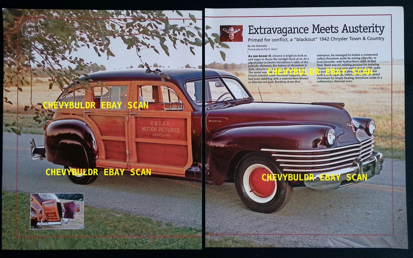 1942 Chrysler Town & Country Info Article \