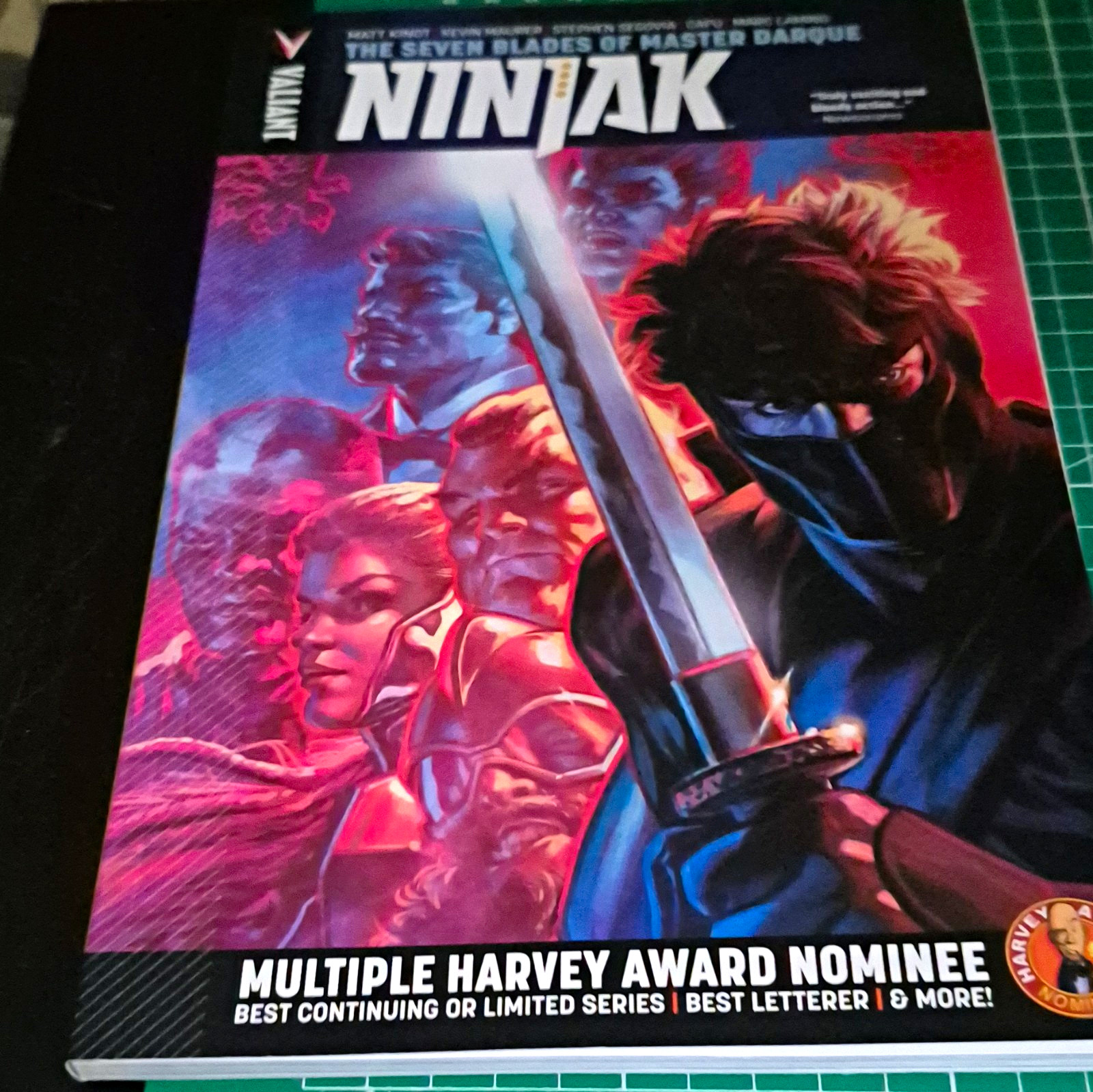 Valiant Ninjak: The Seven Blades of Master Darque TPB by Matt Kindt