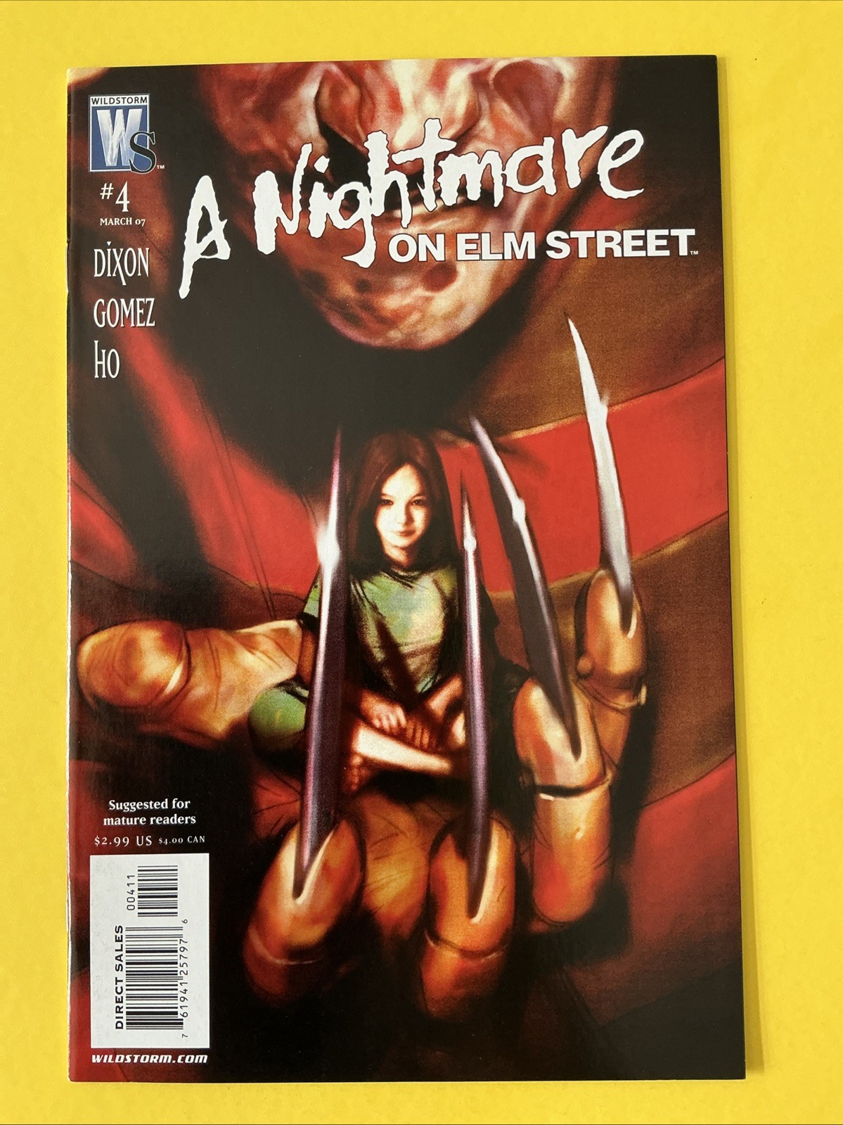 A Nightmare On Elm Street #4 (2007) 1st Print WildStorm Cover A Ben Oliver