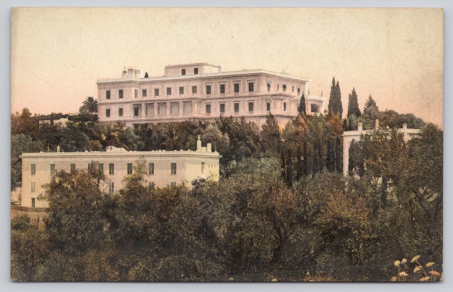 Vintage CORFOU Achilleion Palace Greece Postcard G.T. Specola Italia Vintage CORFOU Achilleion Palace Greece Postcard G.T. Specola Italia
