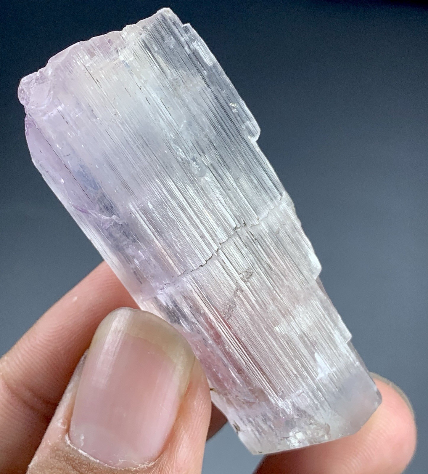210 Cts Kunzite Crystal Specimen From Afghanistan.