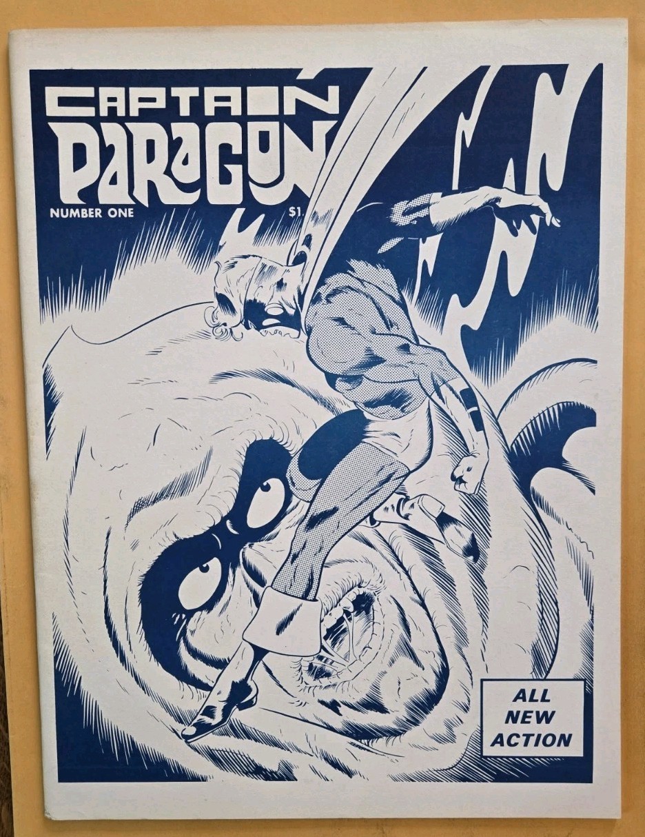 Captain Paragon #1 Fanzine By Bill Black Paragon Publications 1/72