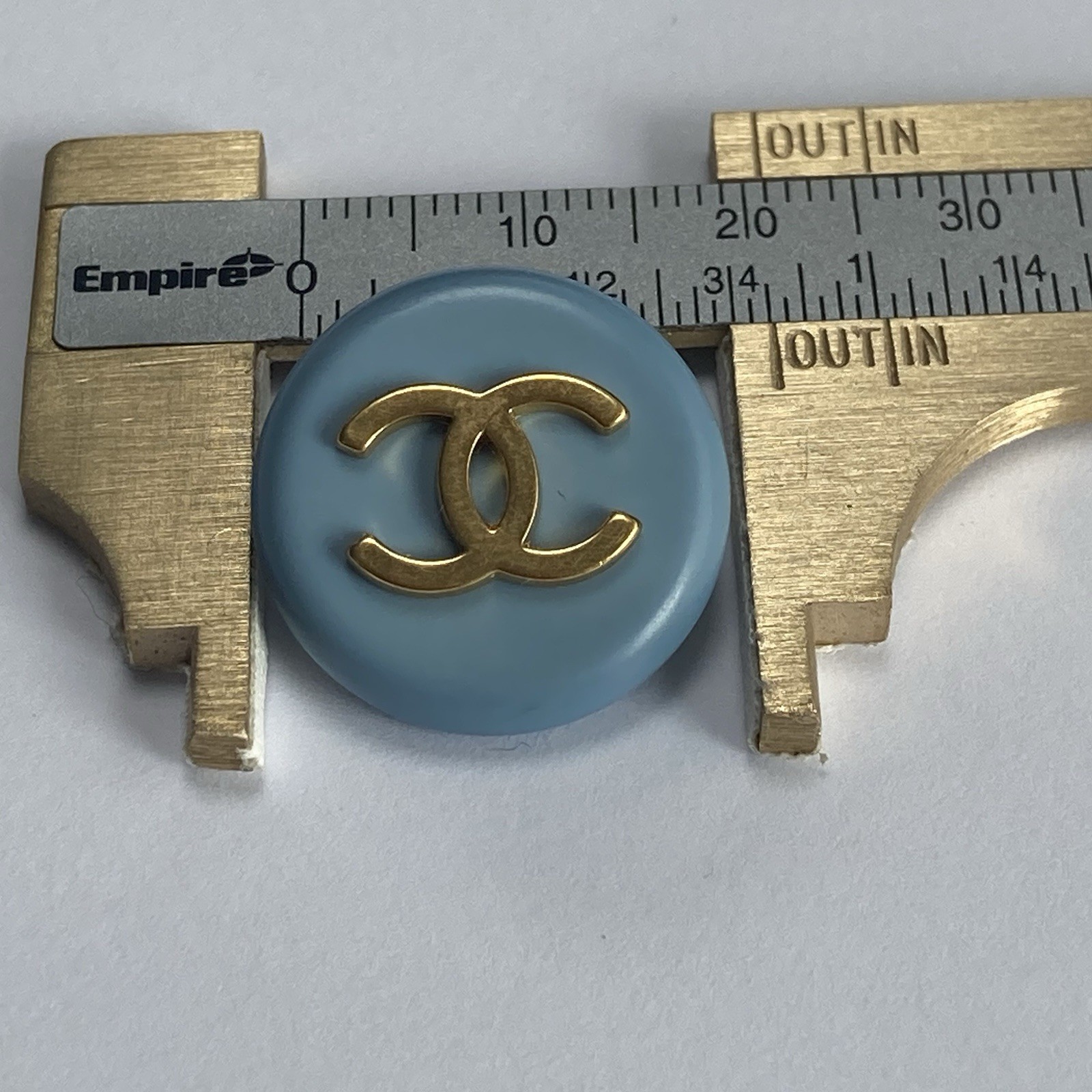 auth vTg CHANEL BOUTIQUE Jacket suit blazer button 3D CC logo 21mm auth vTg CHANEL BOUTIQUE Jacket suit blazer button 3D CC logo 21mm