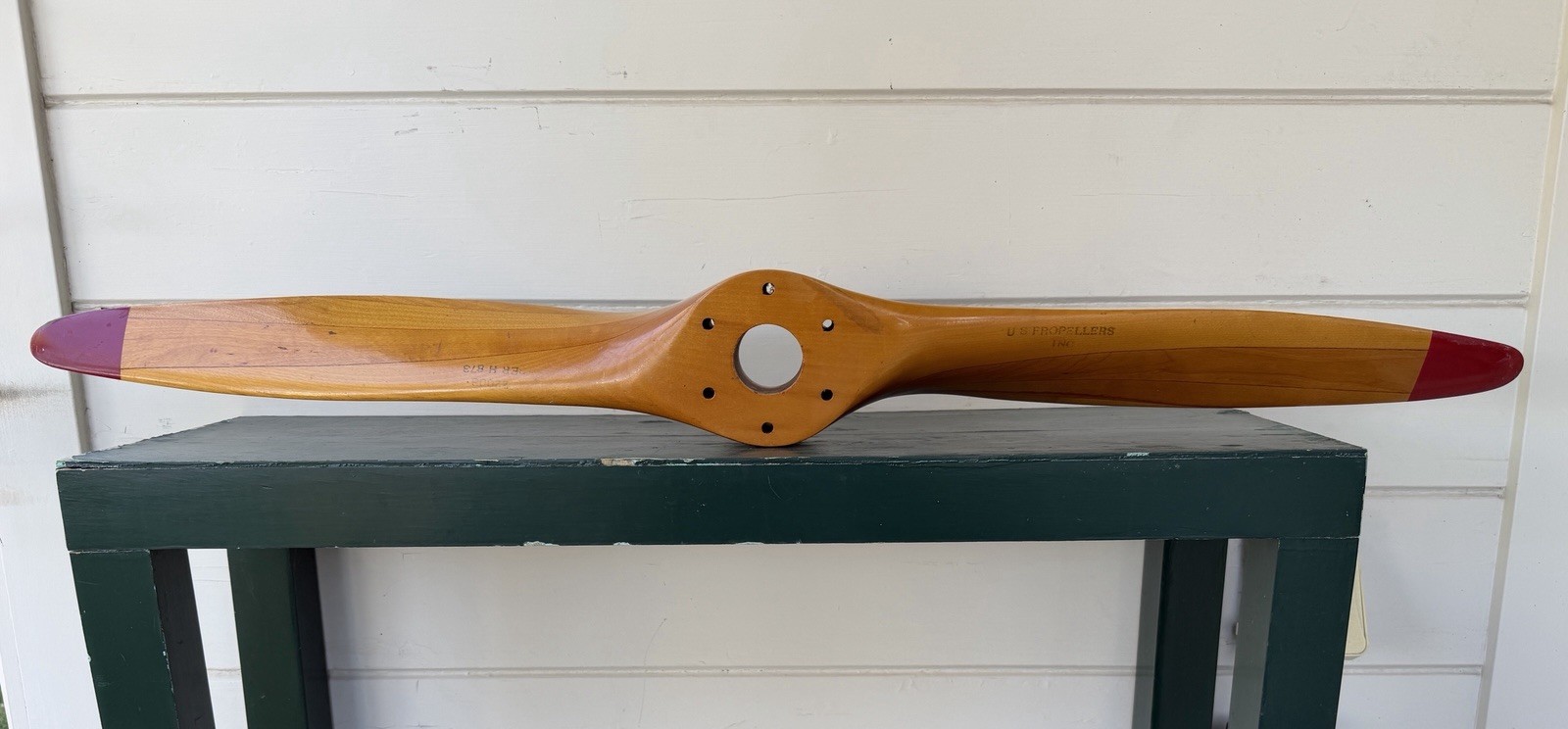 Vintage 44” WWII Army Radioplane Drone US Propeller Wooden Airplane Propeller