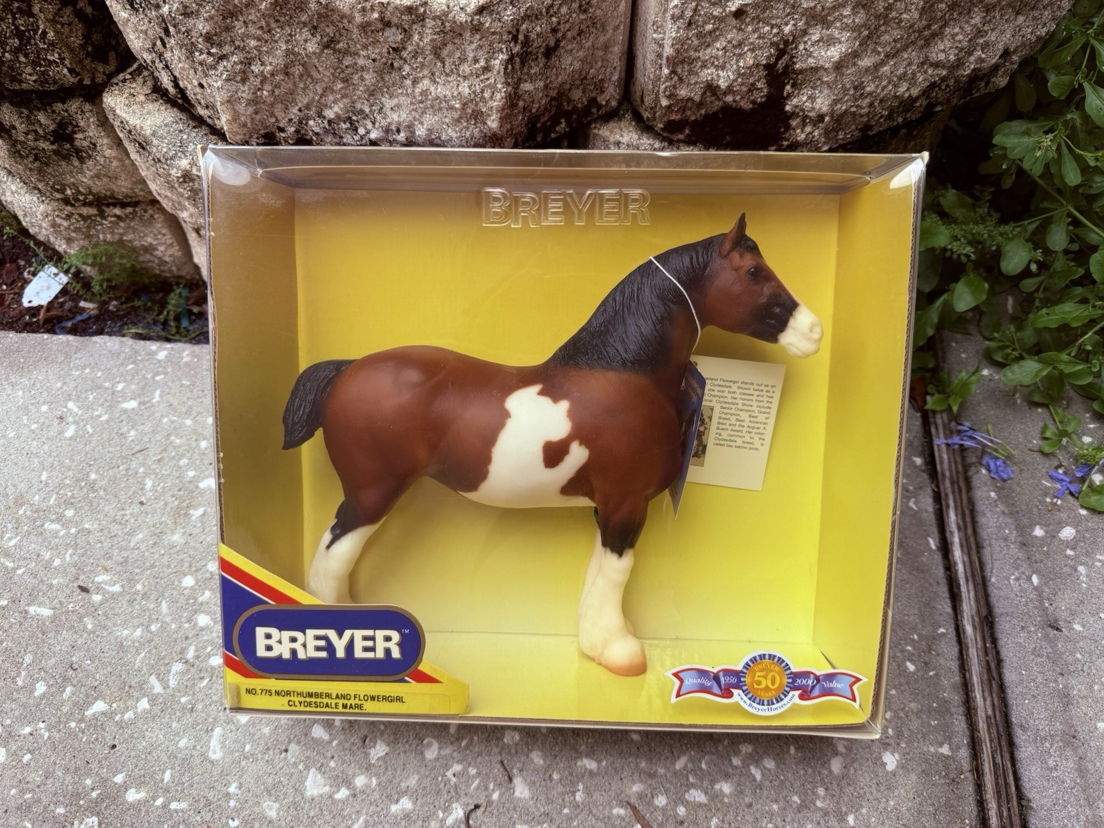 Retired Breyer Horse #775 Northumberland Flowergirl Pinto Clydesdale Mare New
