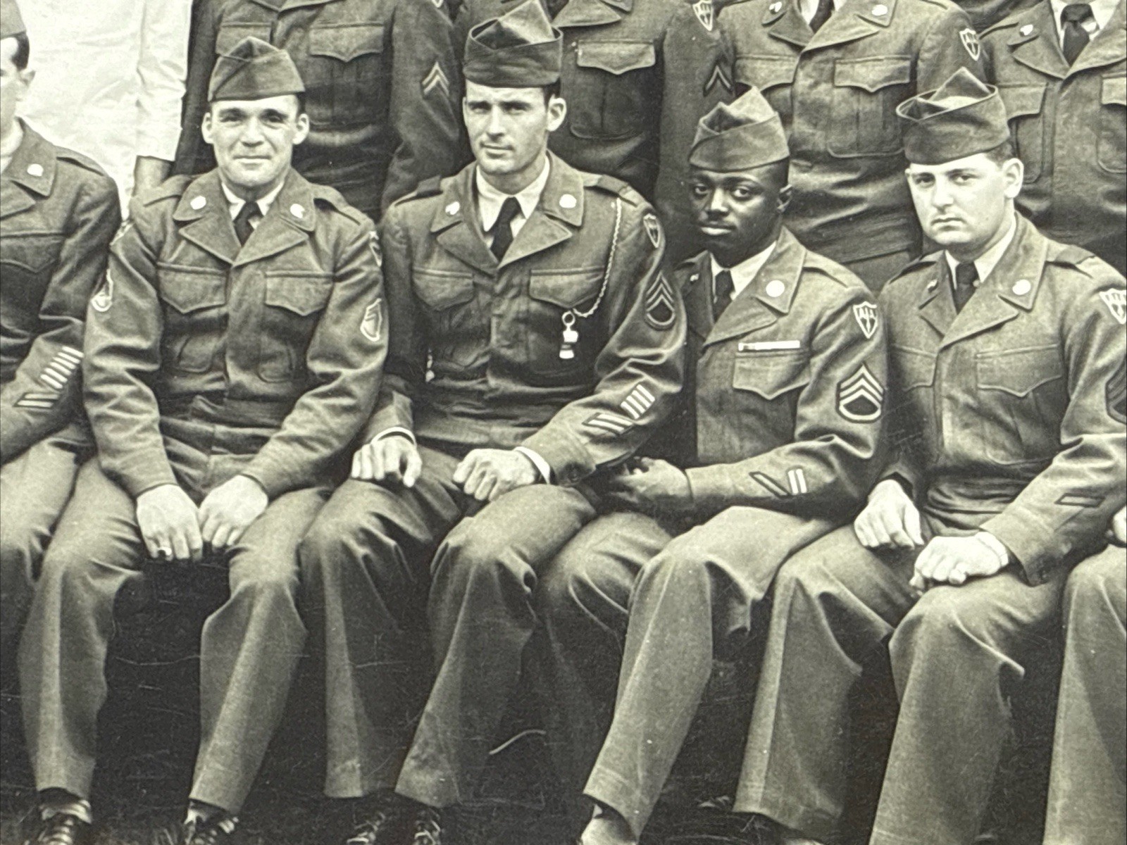 Original 1952 Btry.”B” 398th AAA AW BN (S mbl) Camp Edwards Panoramic Photograph