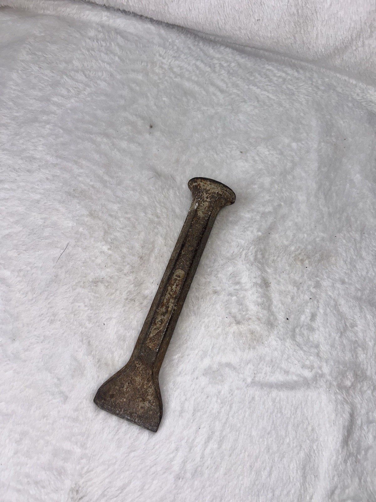Vintage Mason’s Cold Chisel Hand Forged Steel Blacksmith Masonry Tool Primitive