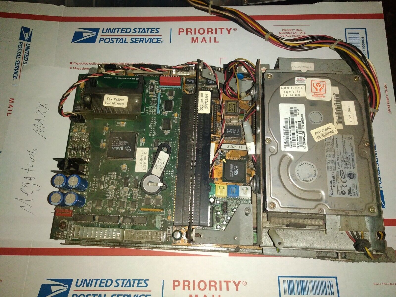 megatouch maxx arcade countertop main pcb untested #3046