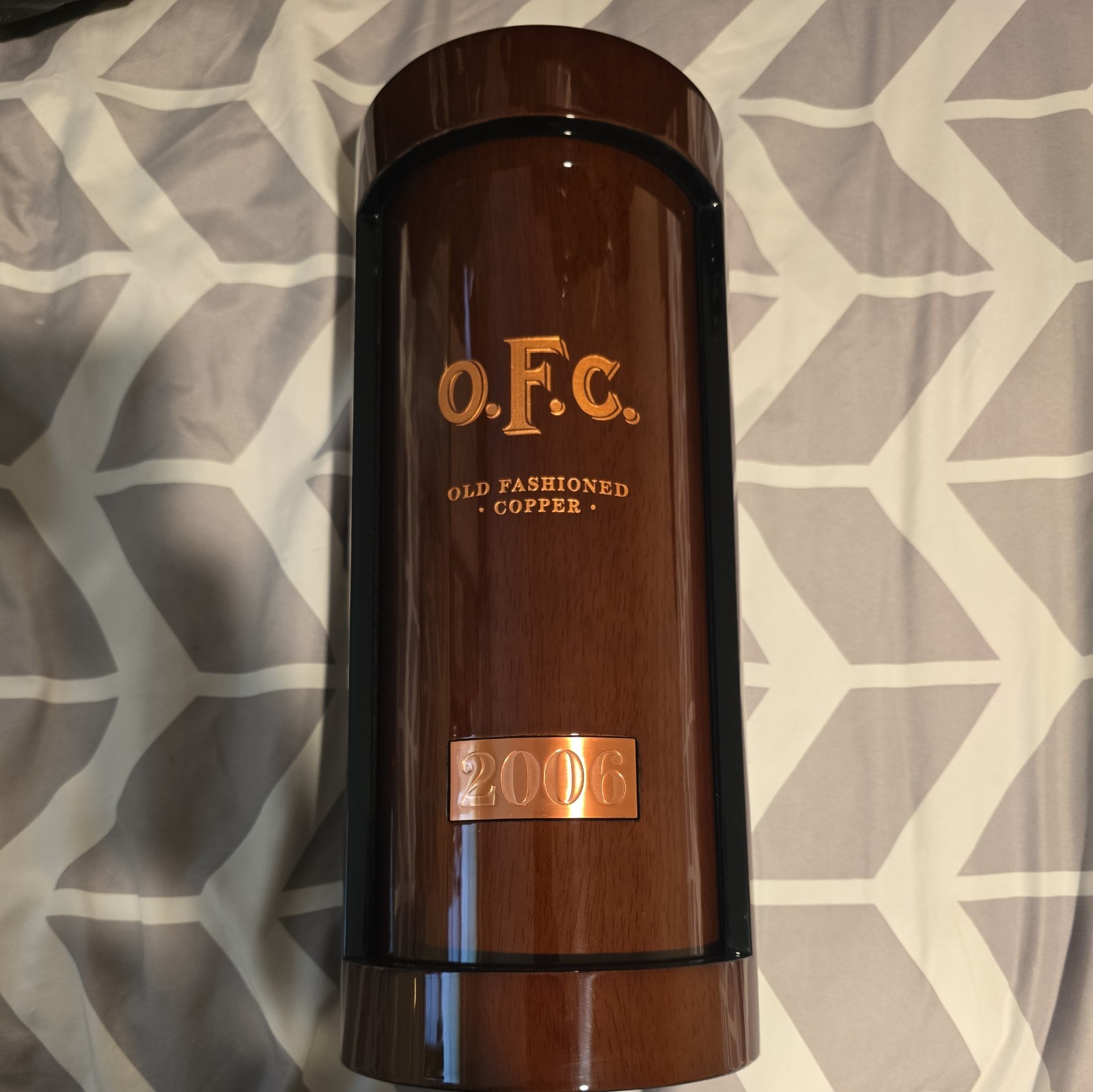 O.F.C 2006 (Old Fashioned Copper) Empty Wood Case read listing