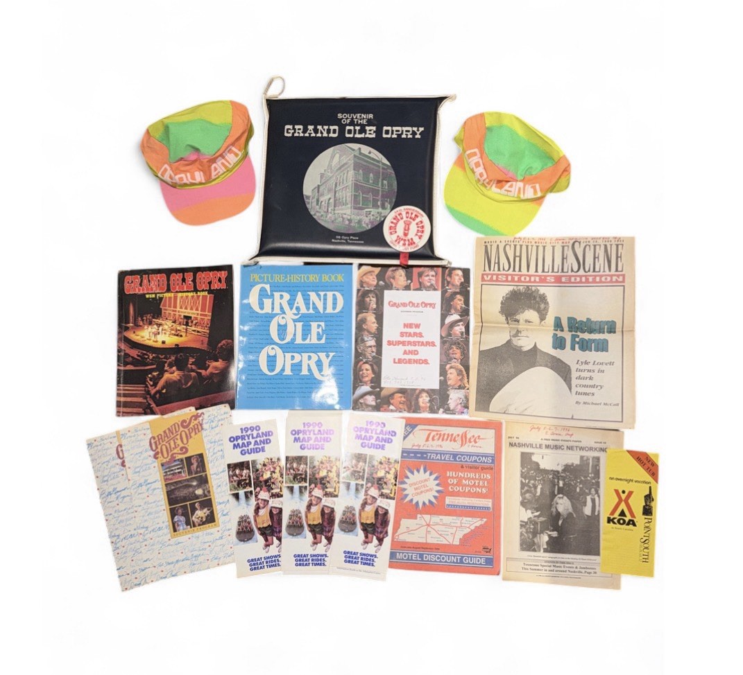 Vintage Grand Ole Opry & Opryland USA Memorabilia Lot - Nashville Lot