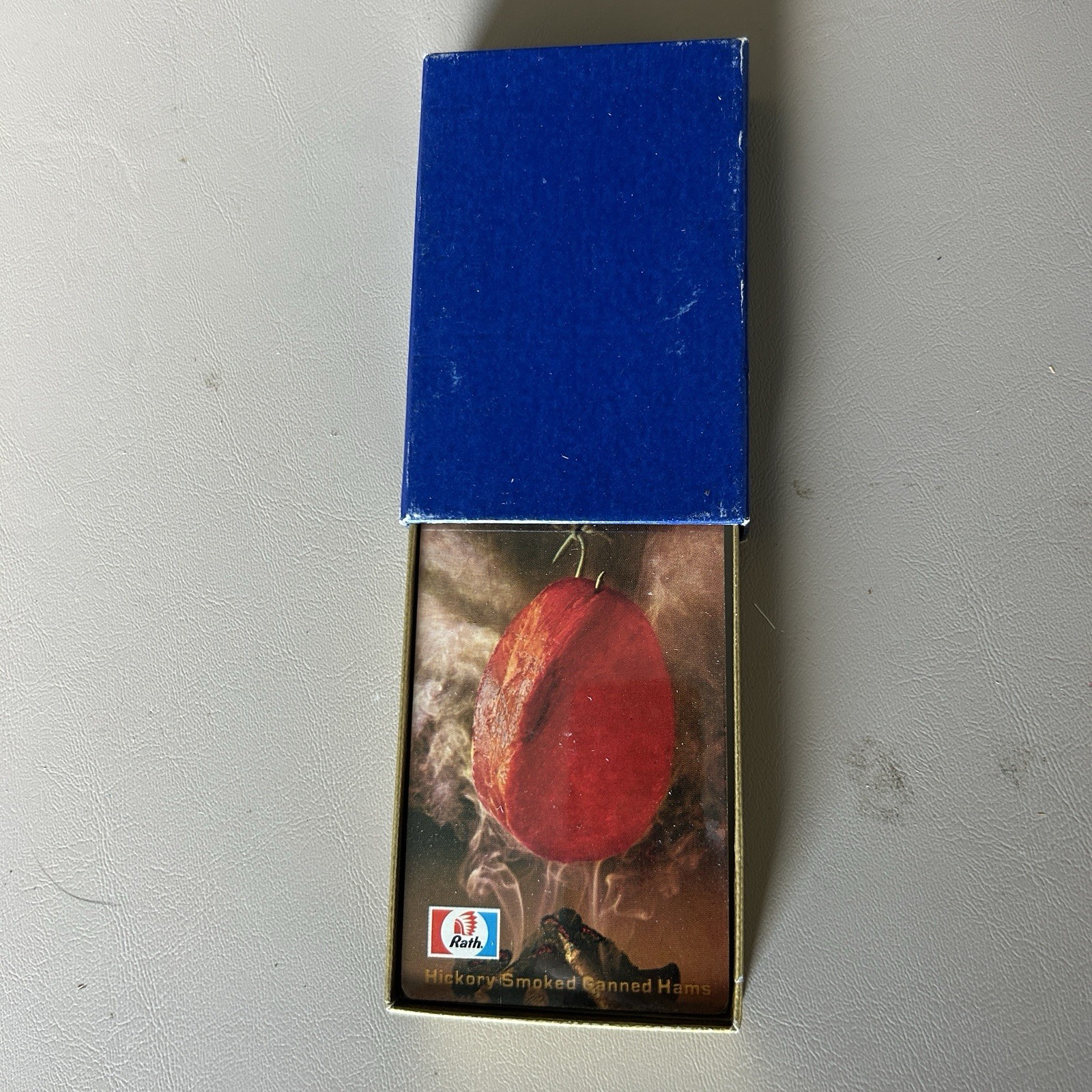 Vintage Rath Hickory Smoked Canned Hams Deck Of Playing Cards