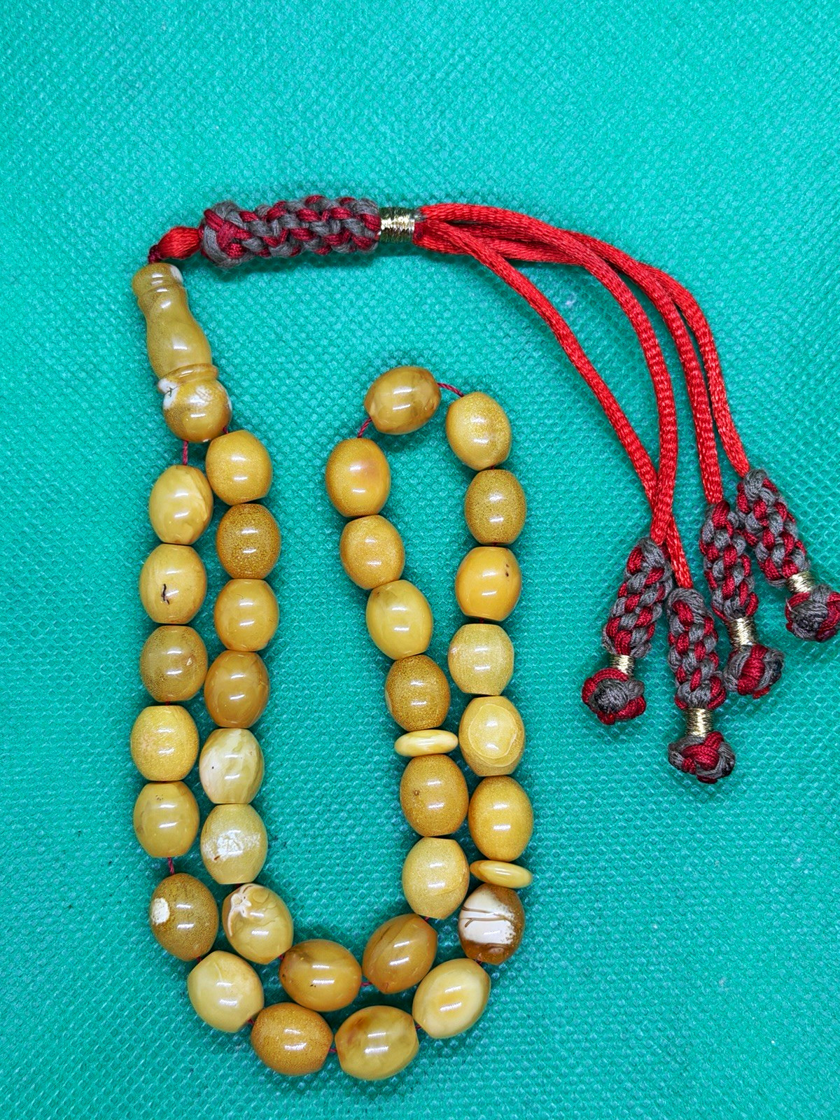 Vintage Polish natural Amber Tasbih Vintage Polish natural Amber Tasbih