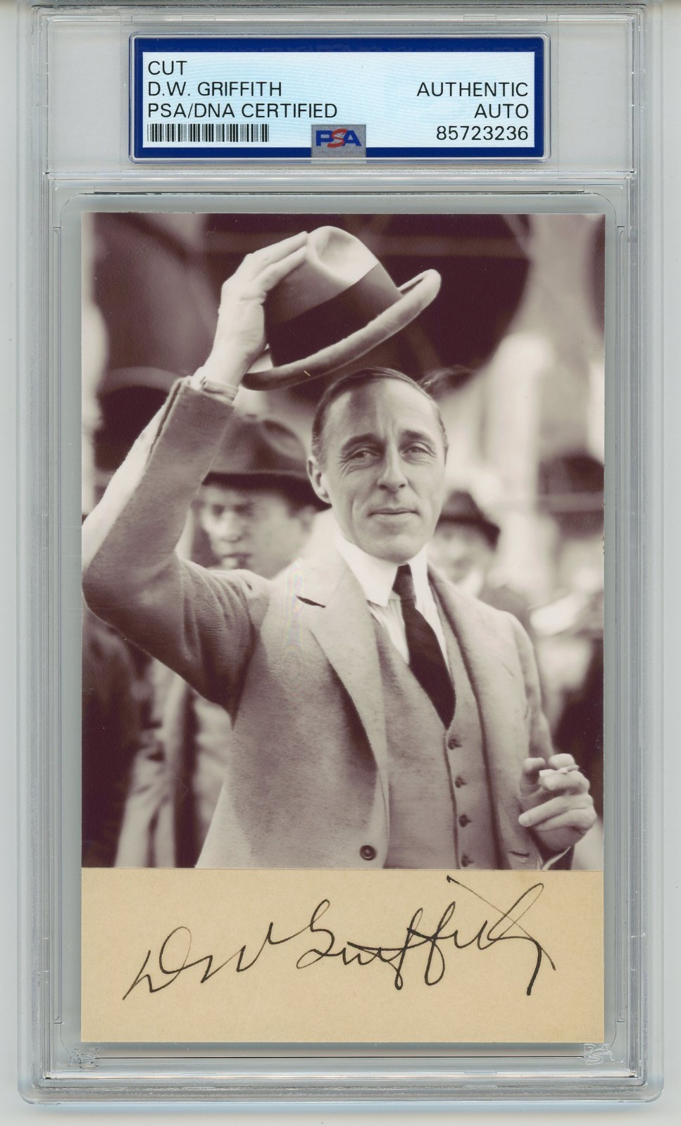 D. W. Griffith ~ Signed Autographed Authentic Signature ~ PSA DNA Encased