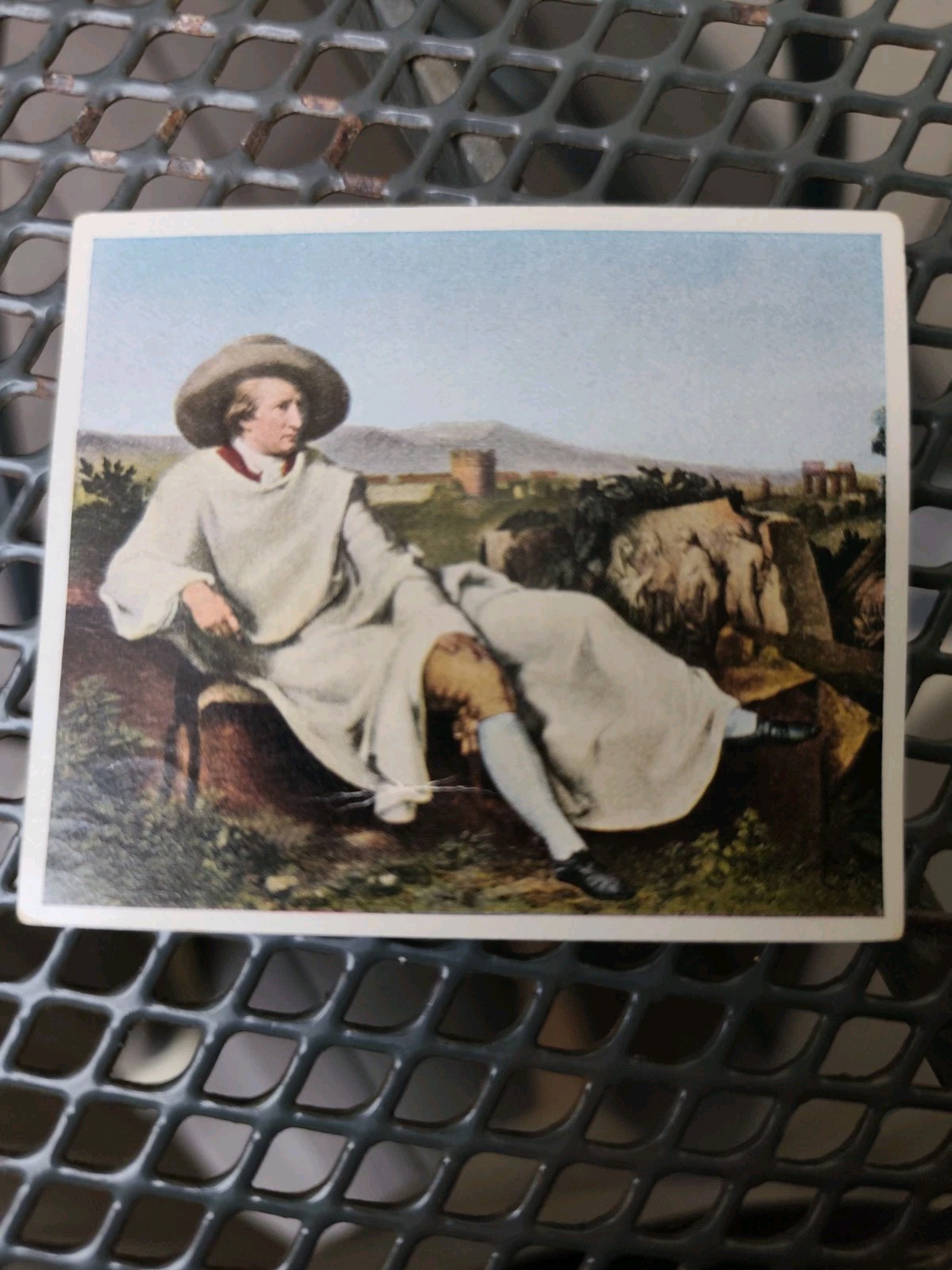 Image card 7cm by 8 Goethe in Italy.1786-1788.