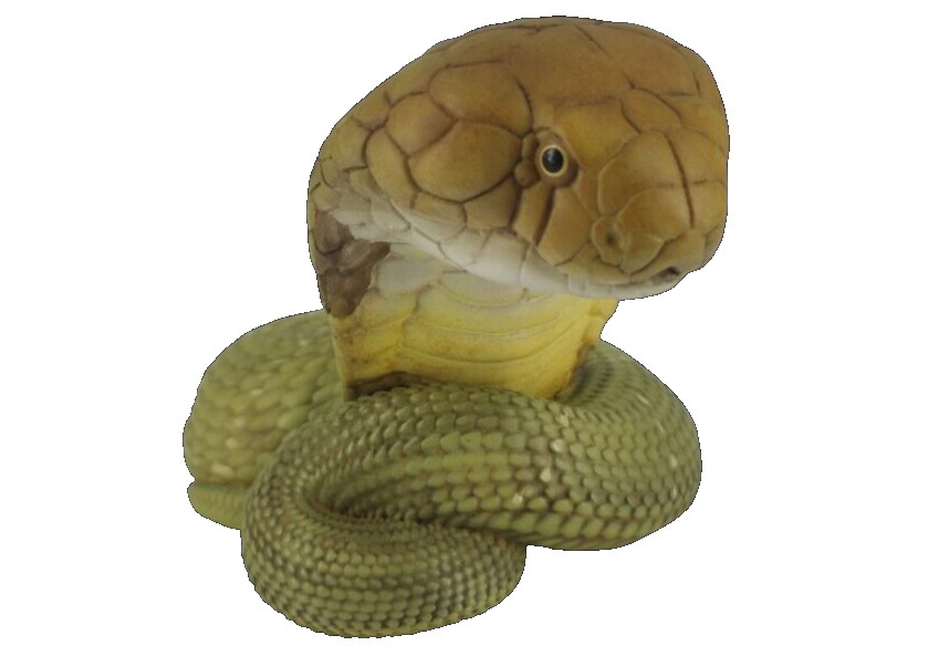 Animal Heavenly Body Ophiophagus King Cobra Collectible Snake Statue