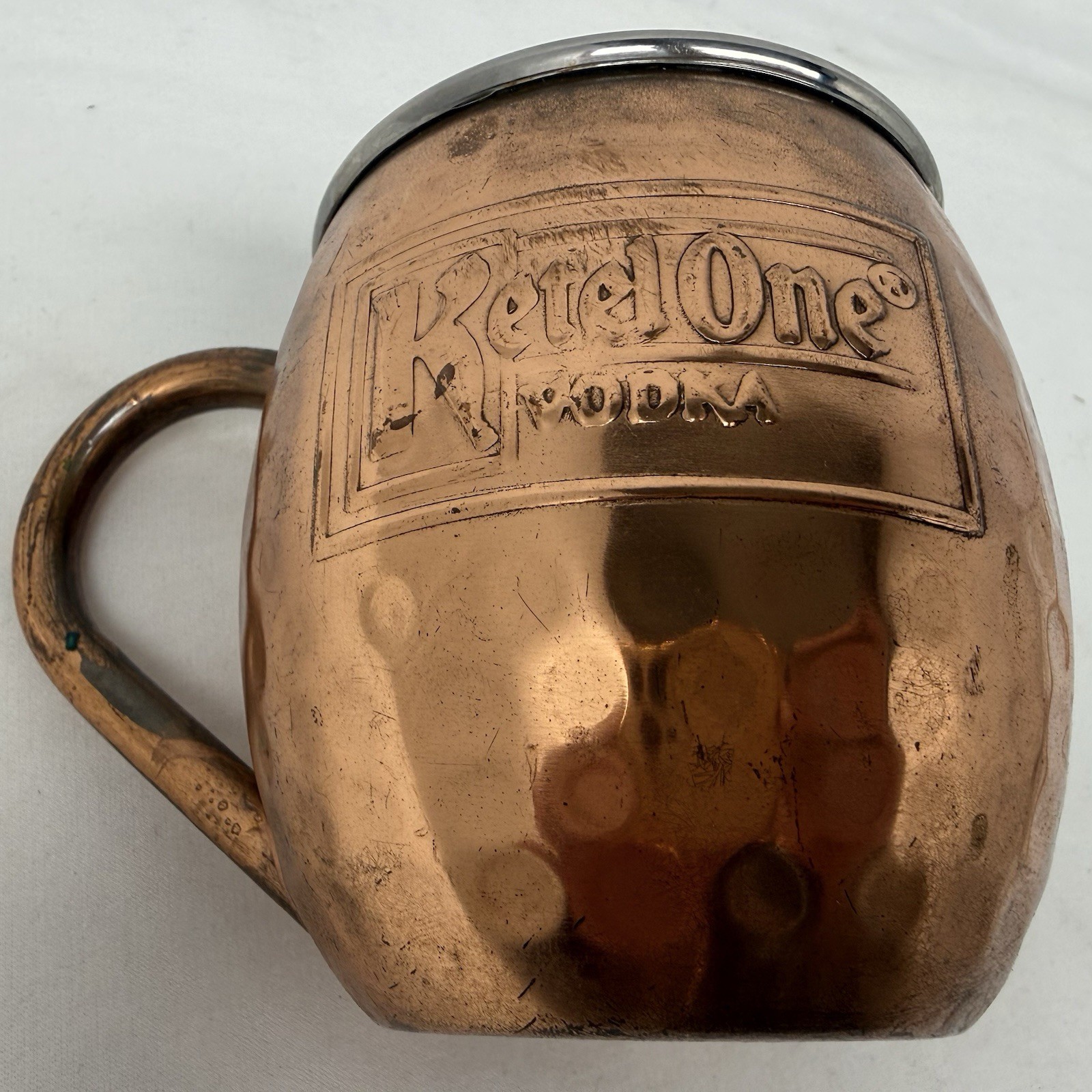 KETEL ONE Vodka 325 Years Solid Copper Moscow Mule Mug Drink Barware