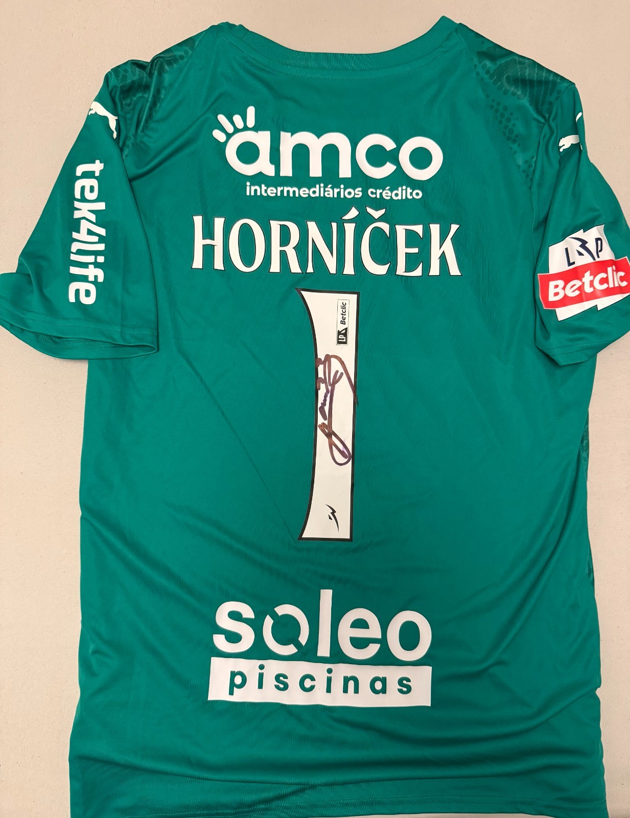 Matchworn shirt SC Braga Lukas Hornicek signed shirt 2025/2026 Newcastle United