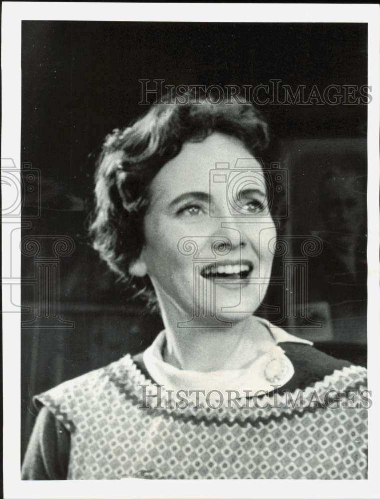 1958 Press Photo Teresa Wright of New York - lra54586