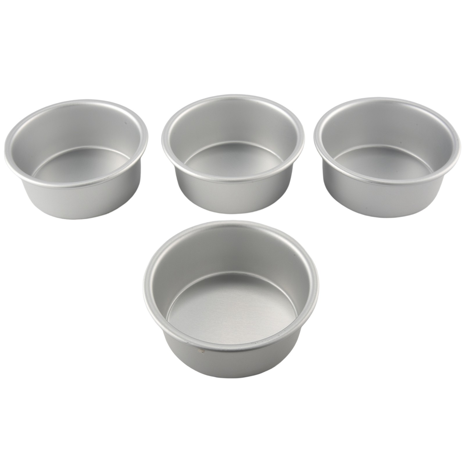 4 Inch Small Cake Pan Set of 4, Baking Round Cake Pans Tins Bakeware for 8797