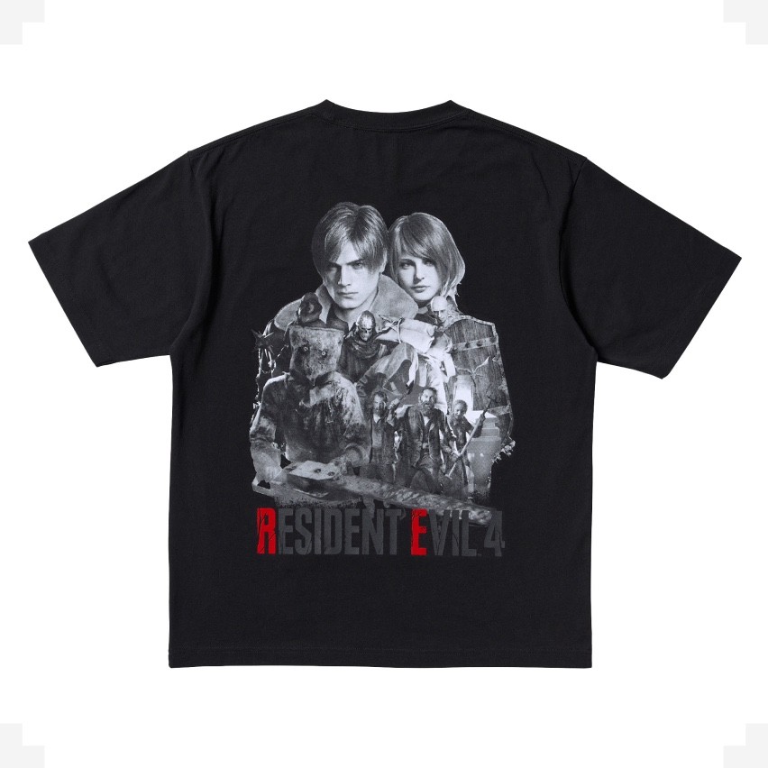 Resident Evil 4 x Uniqlo UT Black T-Shirt XL Size Biohazard 4 Vintage Tee NEW Resident Evil 4 x Uniqlo UT Black T-Shirt XL Size Biohazard 4 Vintage Tee NEW