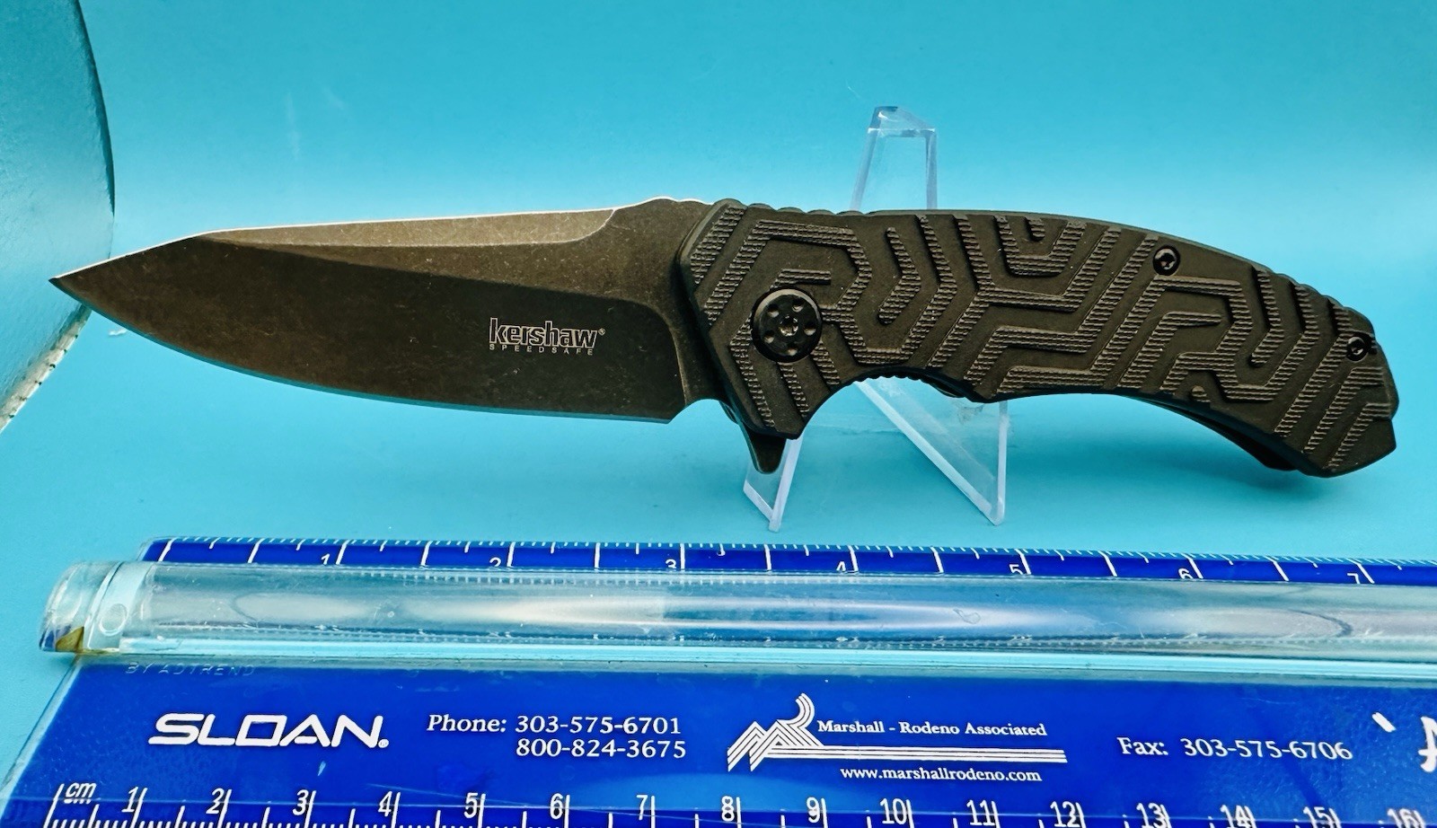 New In Box Kershaw 1314BWX Labyrinth Black GFN Handle 3.25 New In Box Kershaw 1314BWX Labyrinth Black GFN Handle 3.25