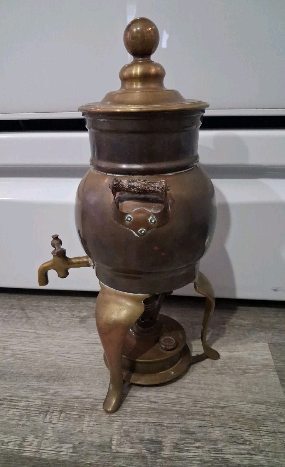 1890s-1920s Antique Stockli Brass Urn Samovar Dispenser Kettle Tea Coffee Pot 1890s-1920s Antique Stockli Brass Urn Samovar Dispenser Kettle Tea Coffee Pot