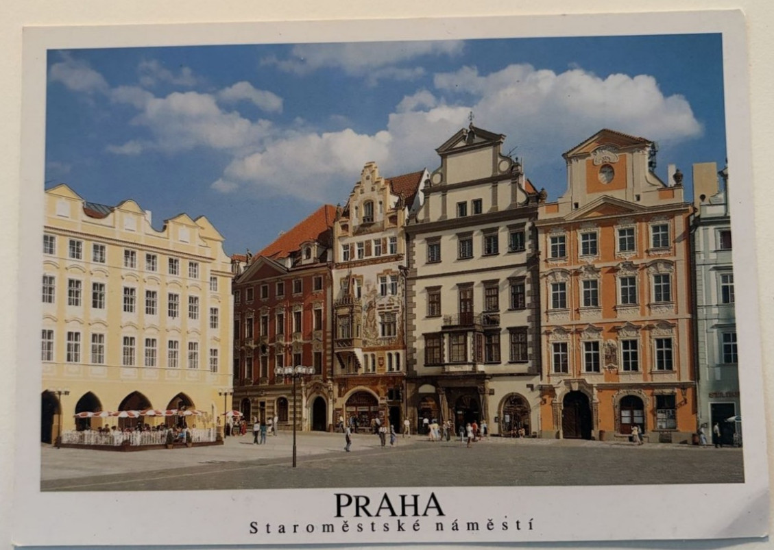Prague/Vtg Unused Postcard.