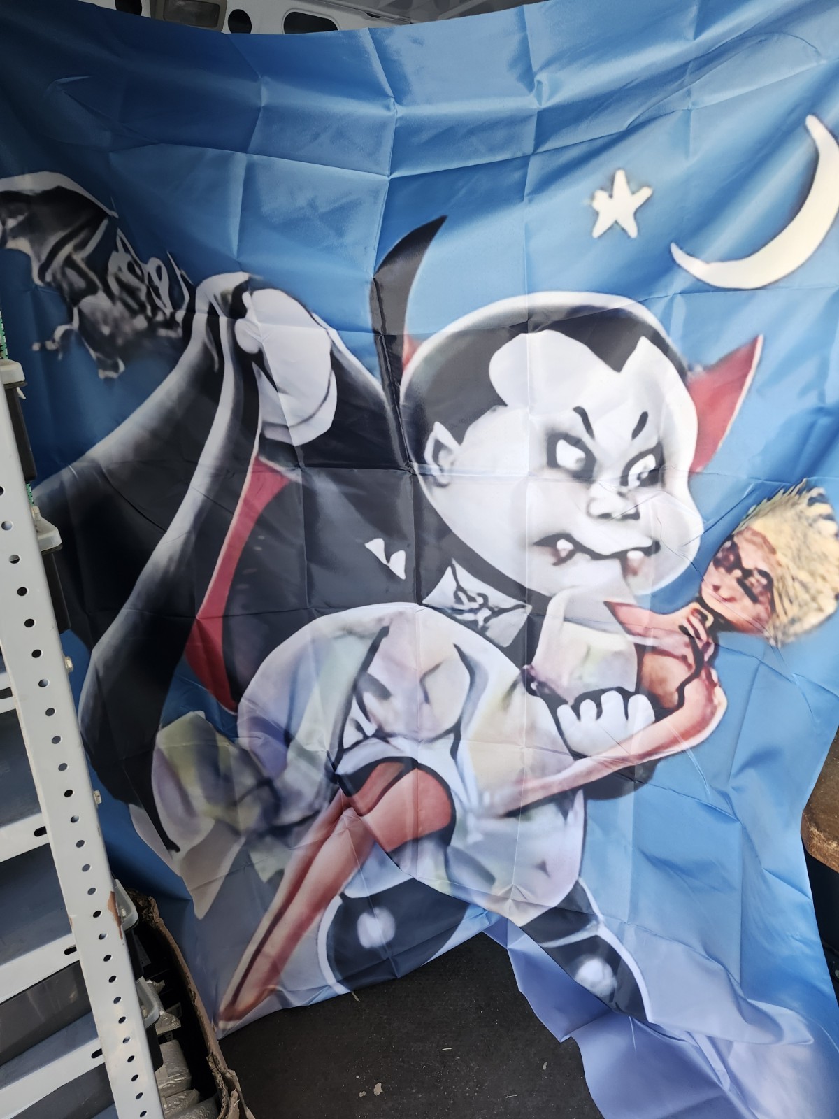 Nasty Nick Giant Flag, Banner Over 6ft Wide And Tall