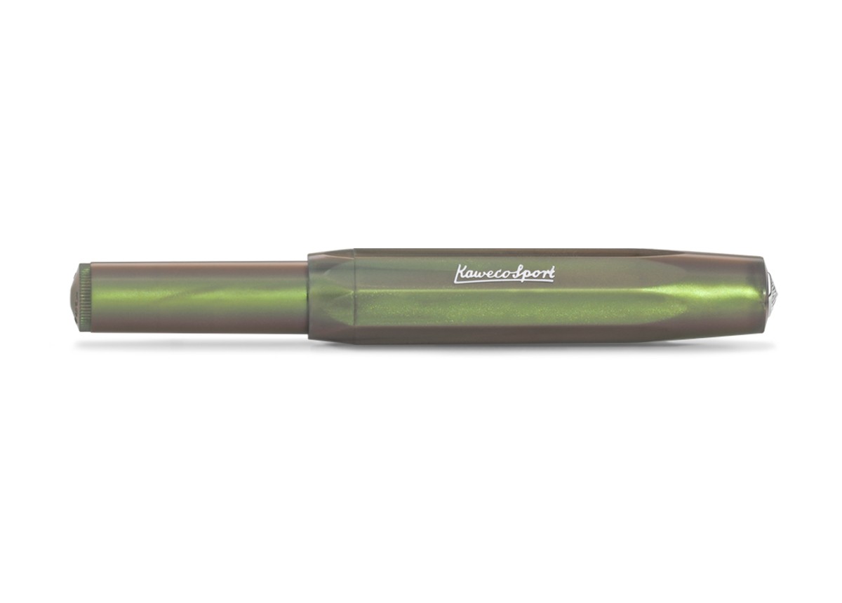Kaweco Lunar Sport Fountain Pen in Shadow Green - Medium Nib - NEW in Box