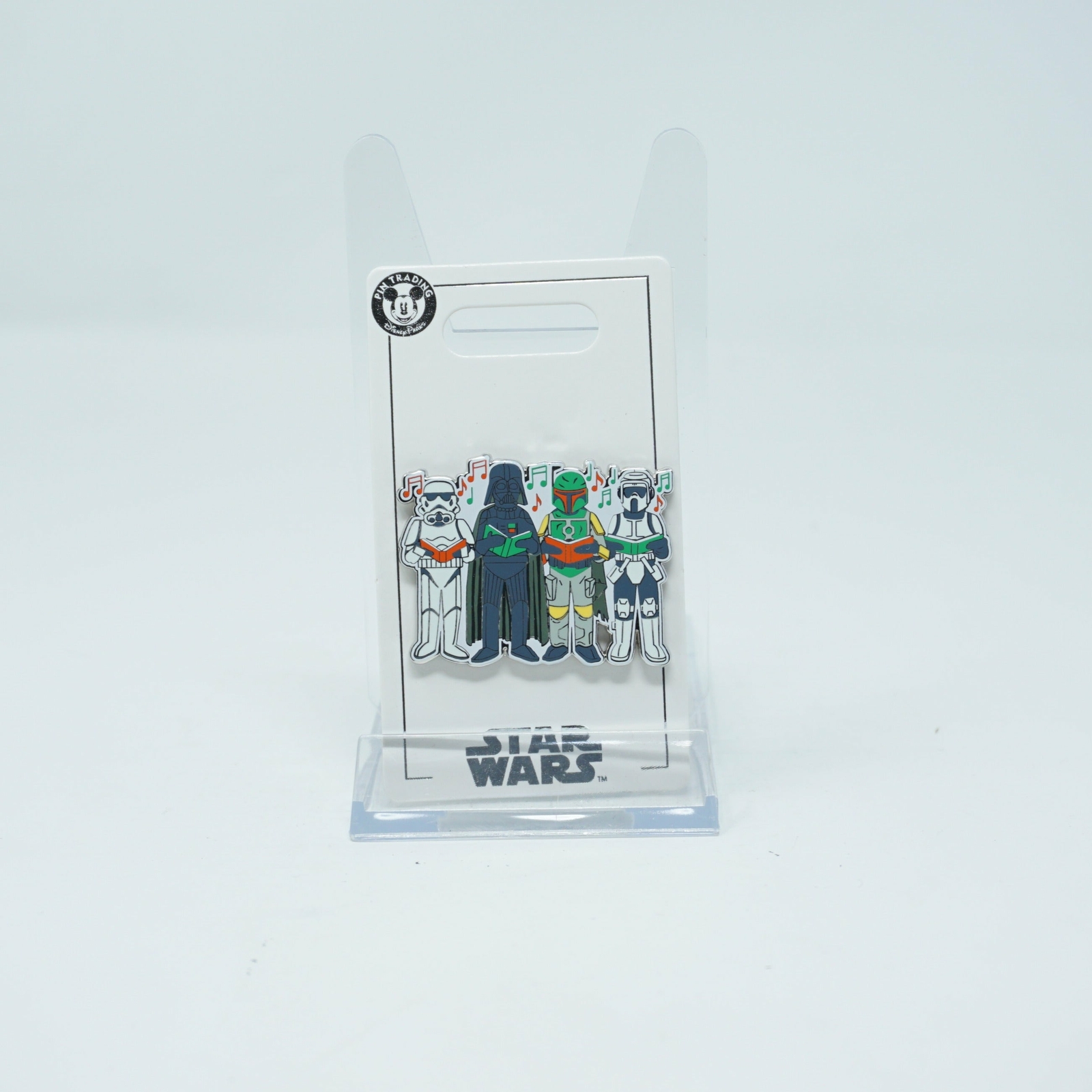 2020 Disney Star Wars Darth Vader, Boba Fett, and Stormtrooper Christmas Pin