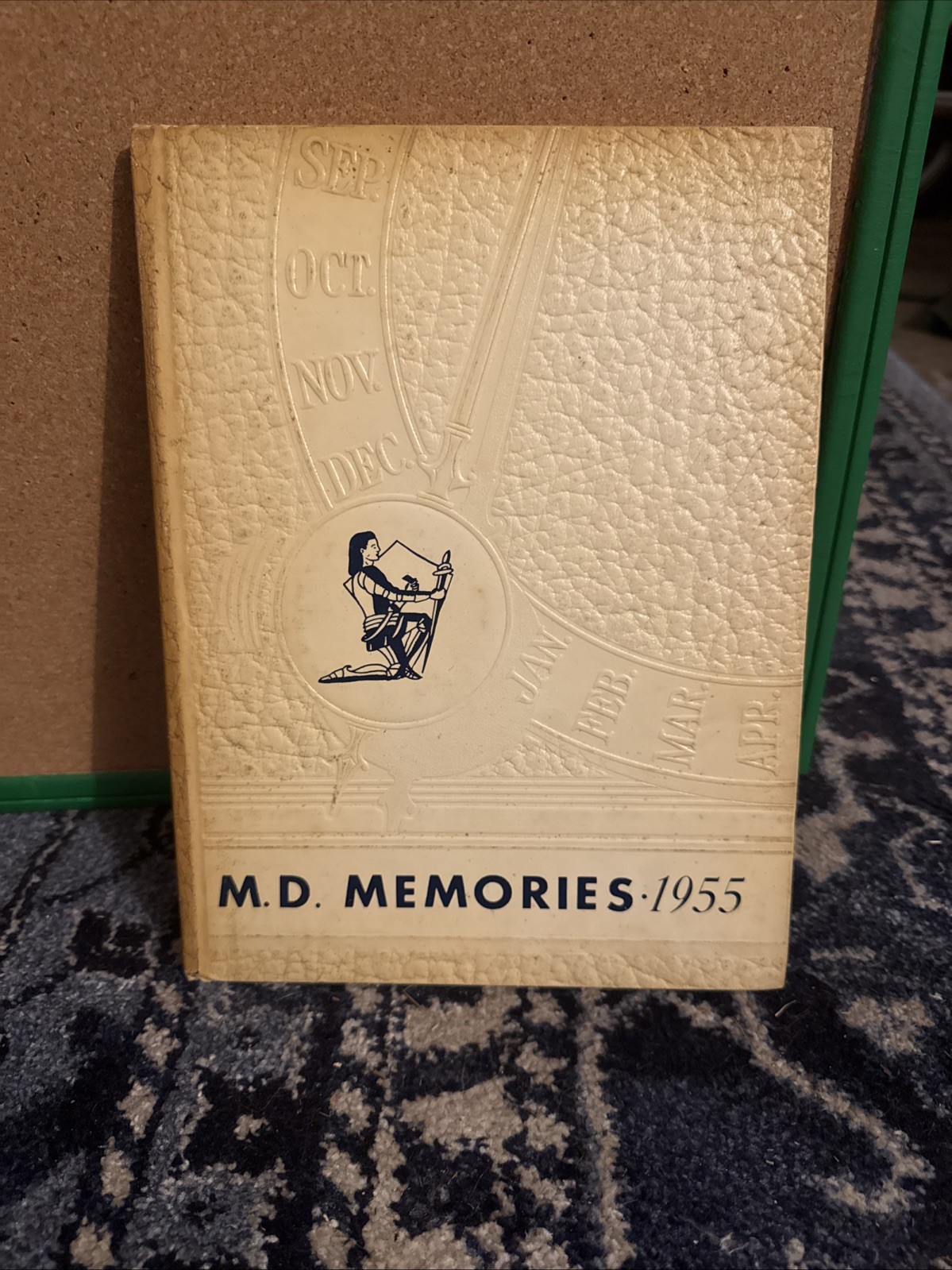 1955 Yearbook Mater Dei High School Breese Illinois Great Photos & Signatures
