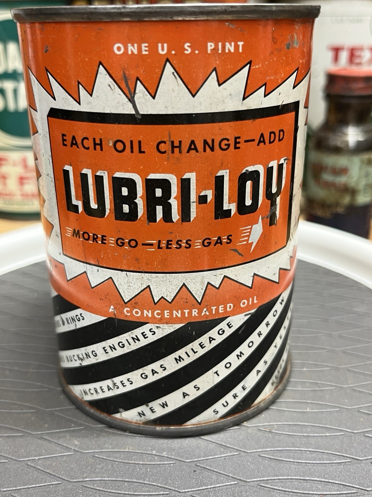 Vintage Lubri-Loy 1 Pt Can - Full
