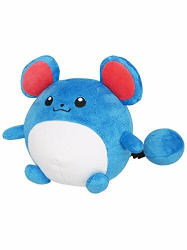 Sanei Pokemon All Star Collection Marill Stuffed Plush Toy, 5.5