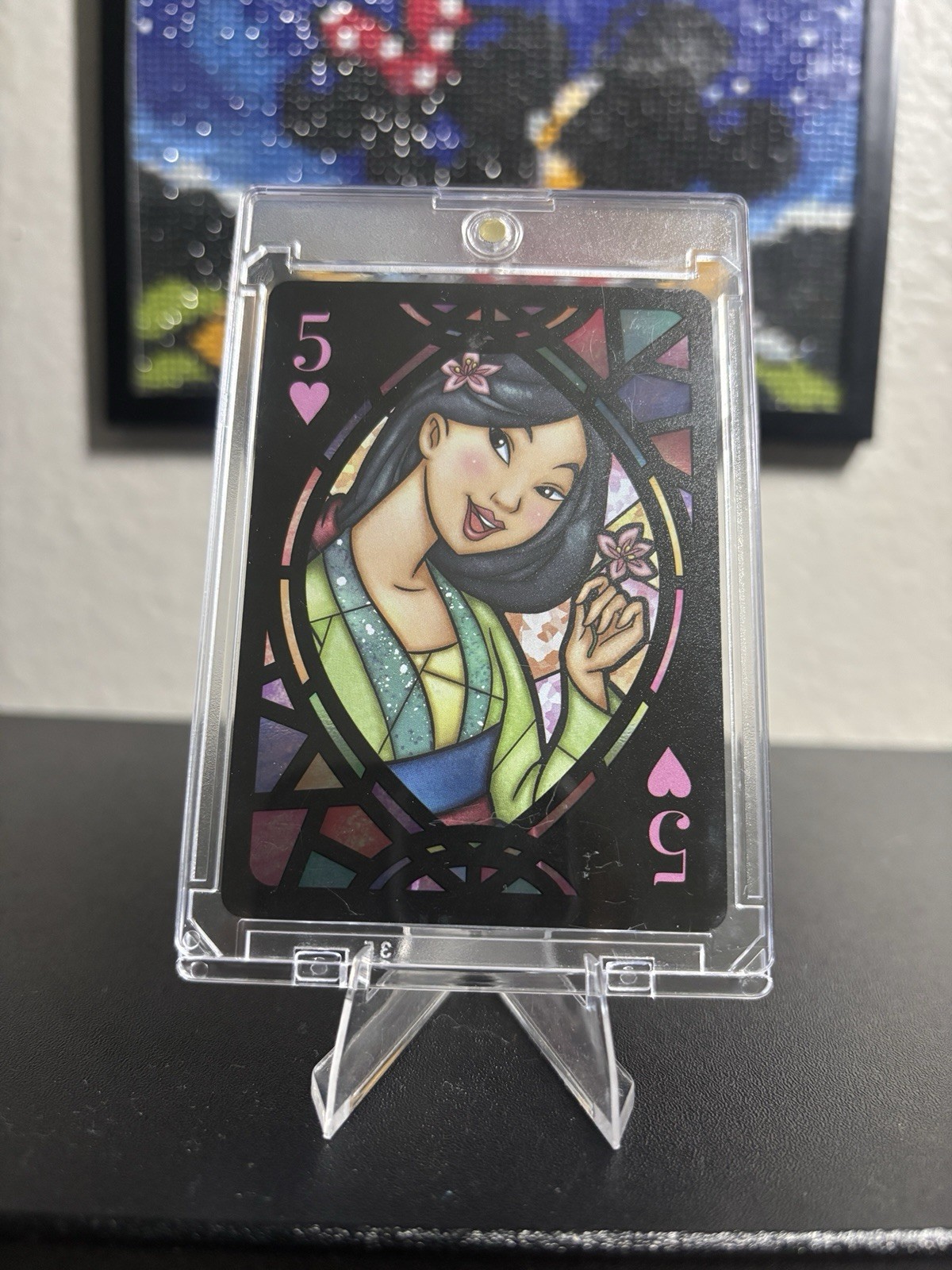 Mulan DISNEY STAINED GLASS REFRACTOR 2023 Disney 100 Tenyo JAPAN D23