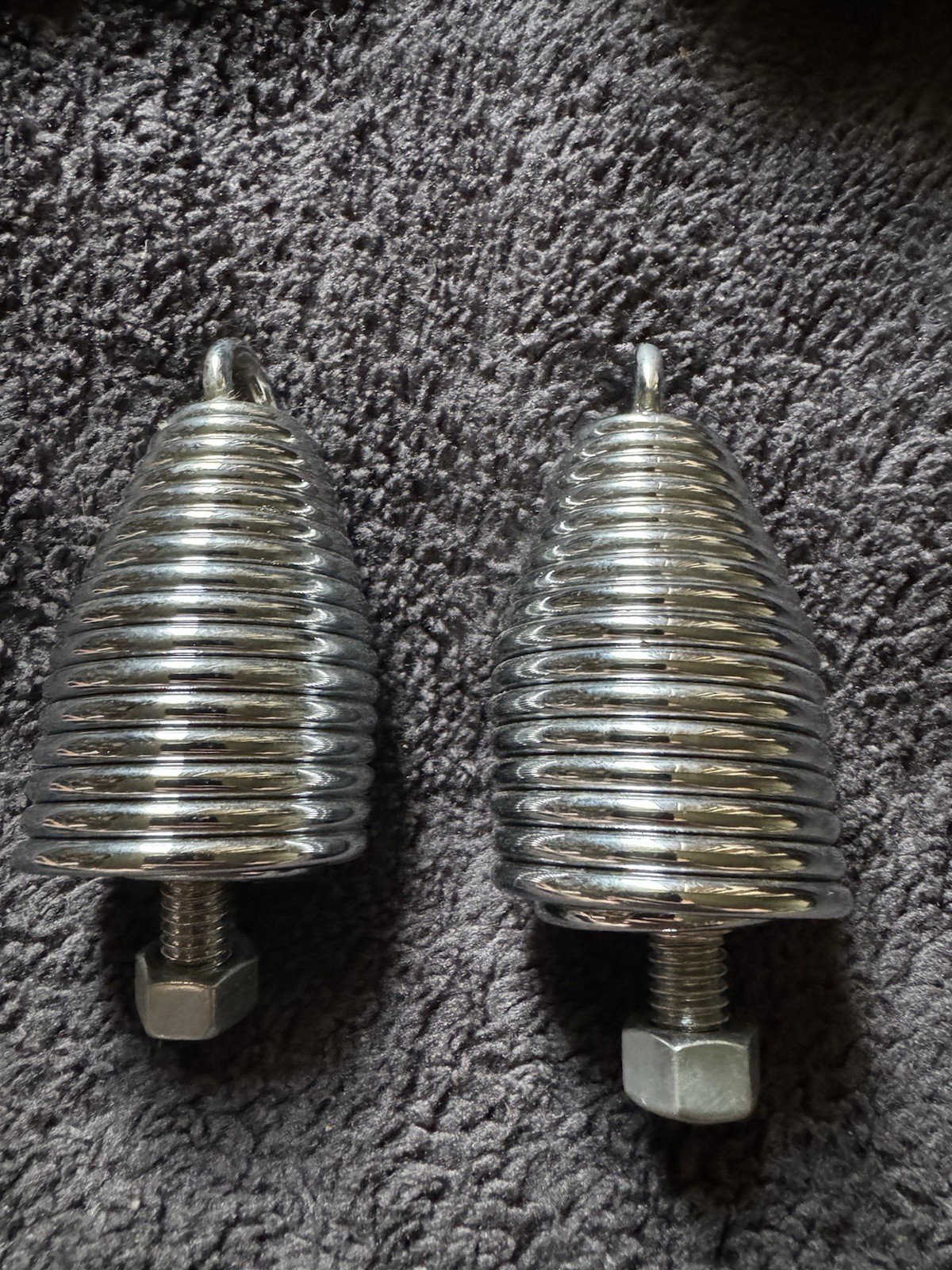 LOBDELL HORIZONTAL SPRING SEAT REPLACEMENT SPRINGS (CHROME FINISH) Shelby LOBDELL HORIZONTAL SPRING SEAT REPLACEMENT SPRINGS (CHROME FINISH) Shelby