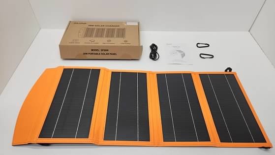 SOLUPUP 30W Portable Foldable Solar Panel Charger w/ 5V USB A and USB C | NEW