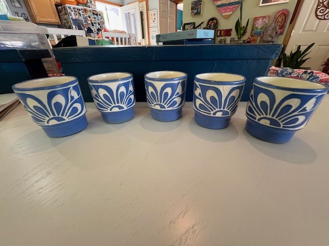 Vintage Pablo Zabal Ceramic Drinkware Set