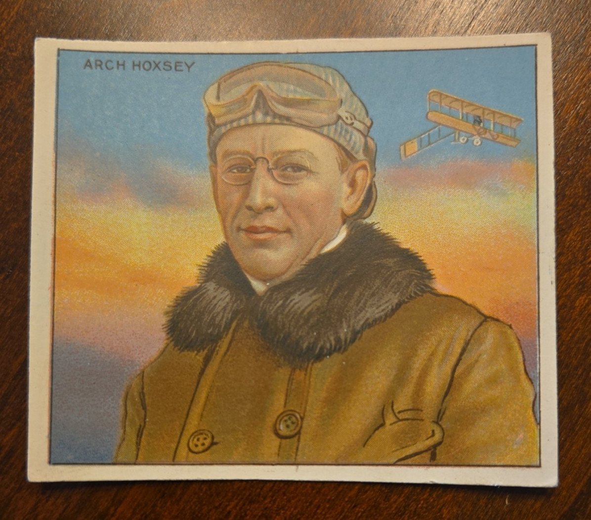 1910  Mecca Cigarettes Champion Athlete Tobacco ~ Arch Hoxsey Aviation T-218