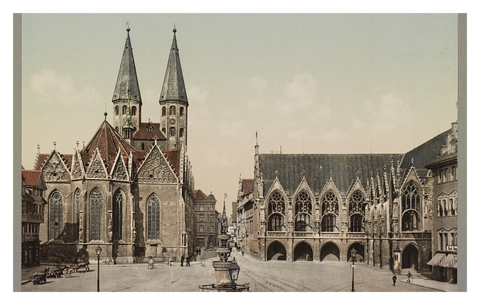 Brunswick Old Town Market Standard Postcard