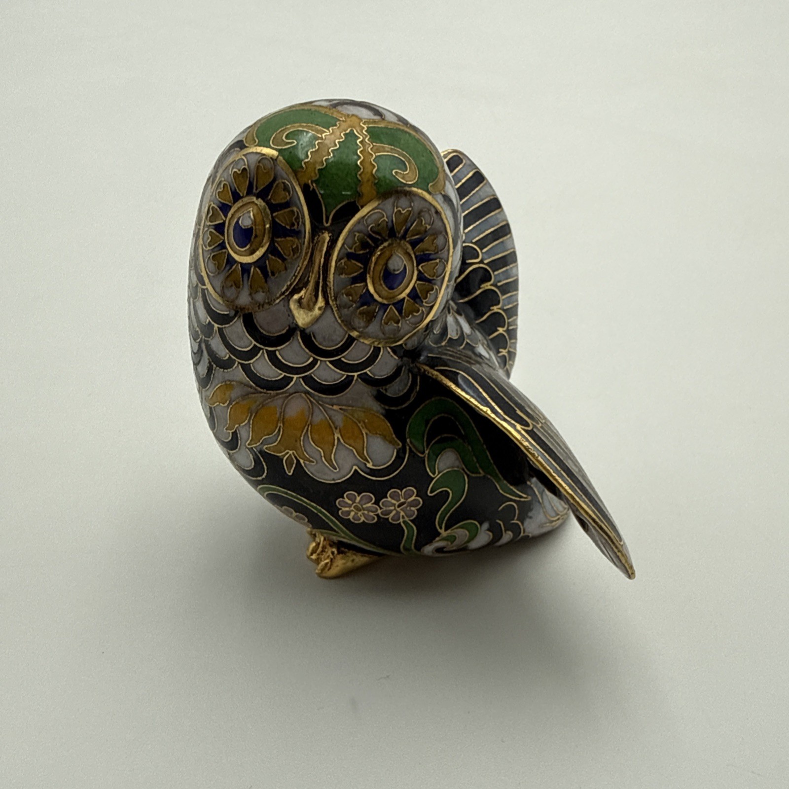 House of Faberge Muscany Owl Figurine Imperial Palace Cloisonne Collection EUC House of Faberge Muscany Owl Figurine Imperial Palace Cloisonne Collection EUC