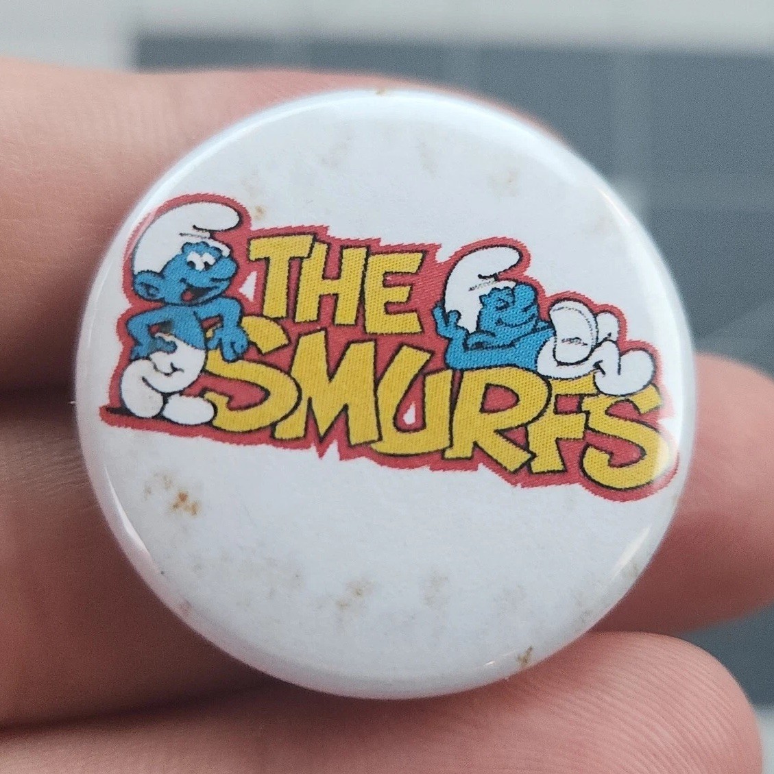 Vtg The Smurfs 1.25