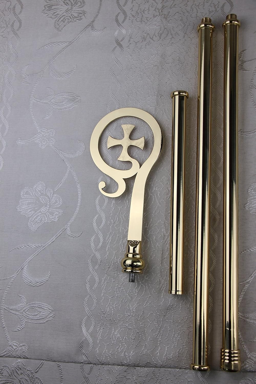 Brass CROZIER Bishop Staff Crosier Quality Craftsmanship, 72\