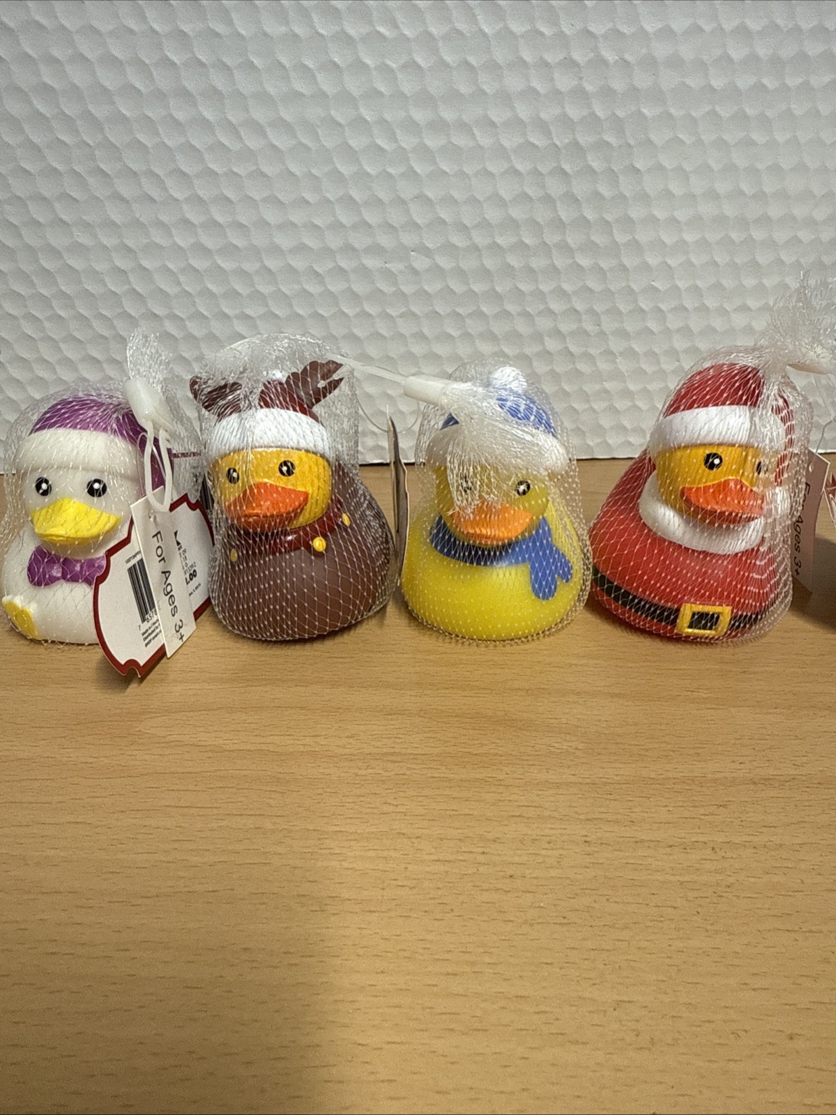 4 Rubber Duck Ducks Jeep Ducky Christmas Holiday Xmas New