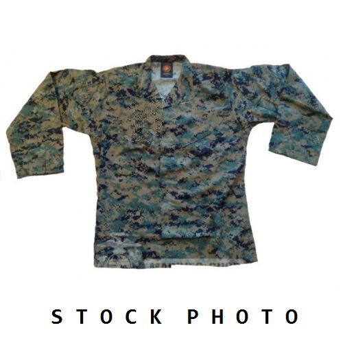 NEW X-Large Short XL USMC Woodland Marpat utilities MCCUU cammie Blouse Shirt