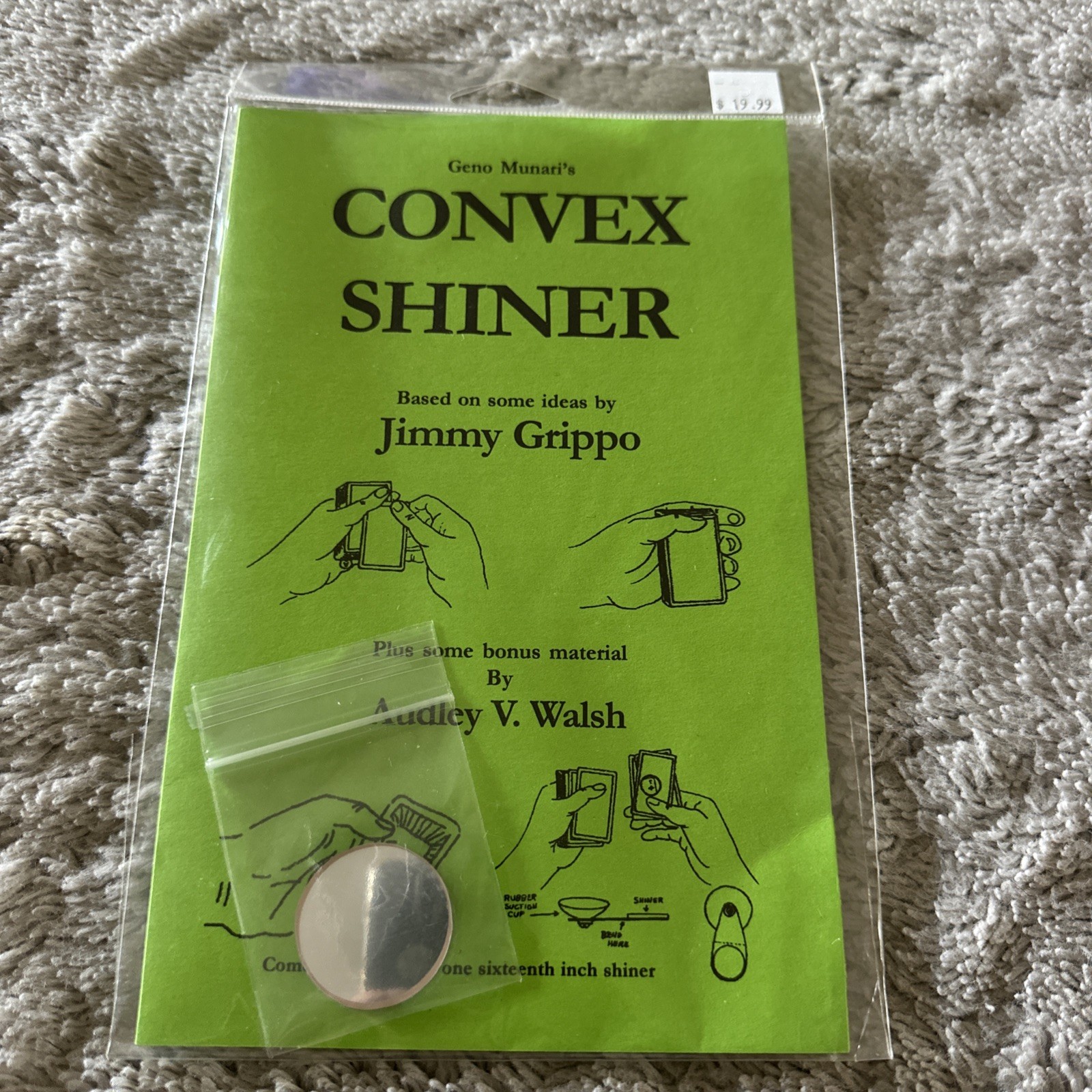 Convex Shiner Magic Trick by Geno Munari The Great Houdini Magic Shop