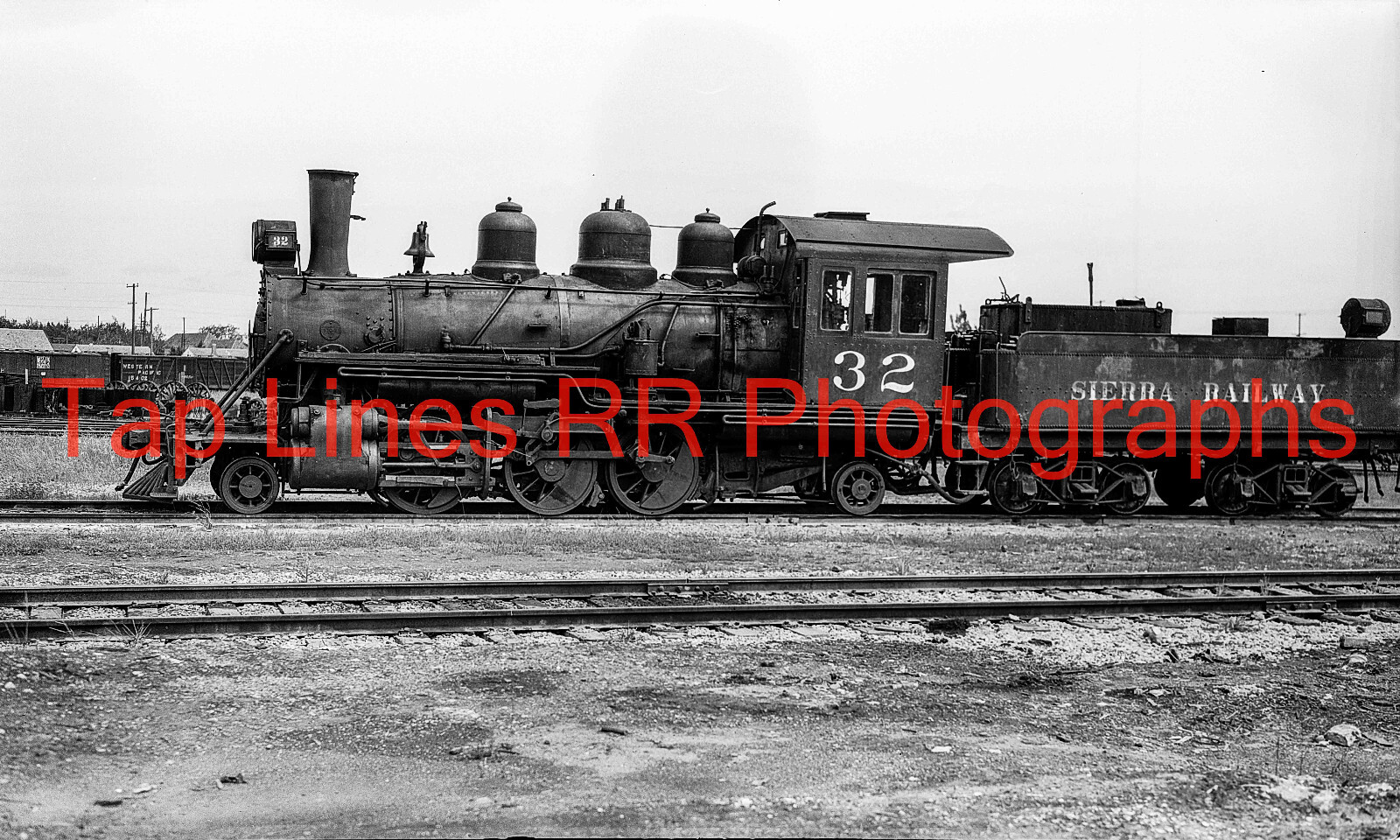 Sierra RR #32 2-6-2 Sacramento CA 4-28-1940 Guy Dunscomb  New 5x8 Photo