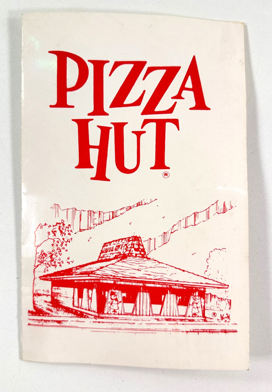 EARLY 1969 1970 Pizza Hut Menu Wichita Kansas KS vintage original SAMPLE